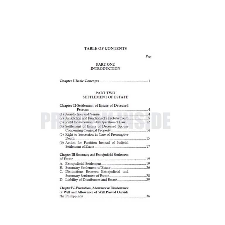 Special Rules Conceptual Approach to Special Rules and Proceedings – Centralbooks