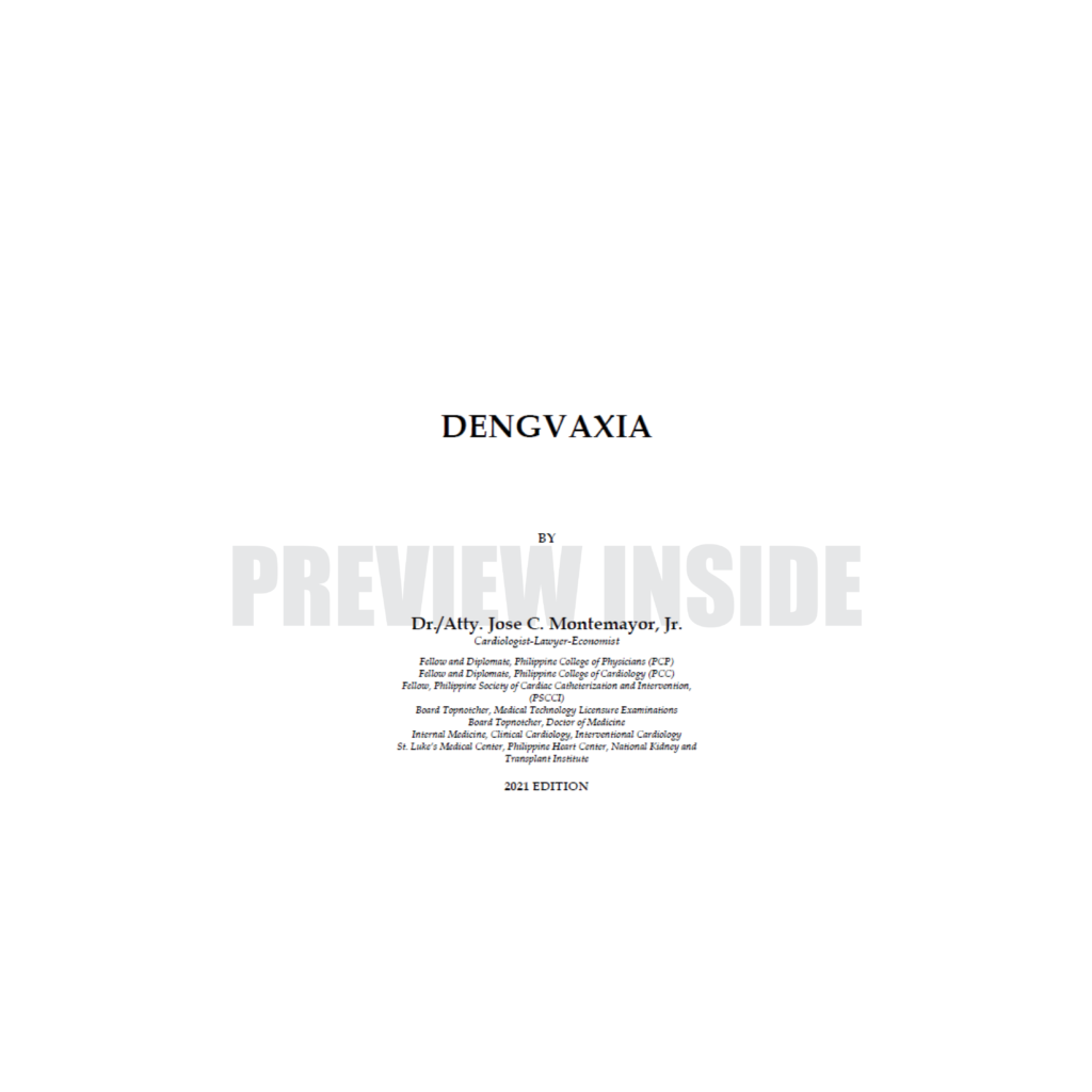 Dengvaxia – Centralbooks