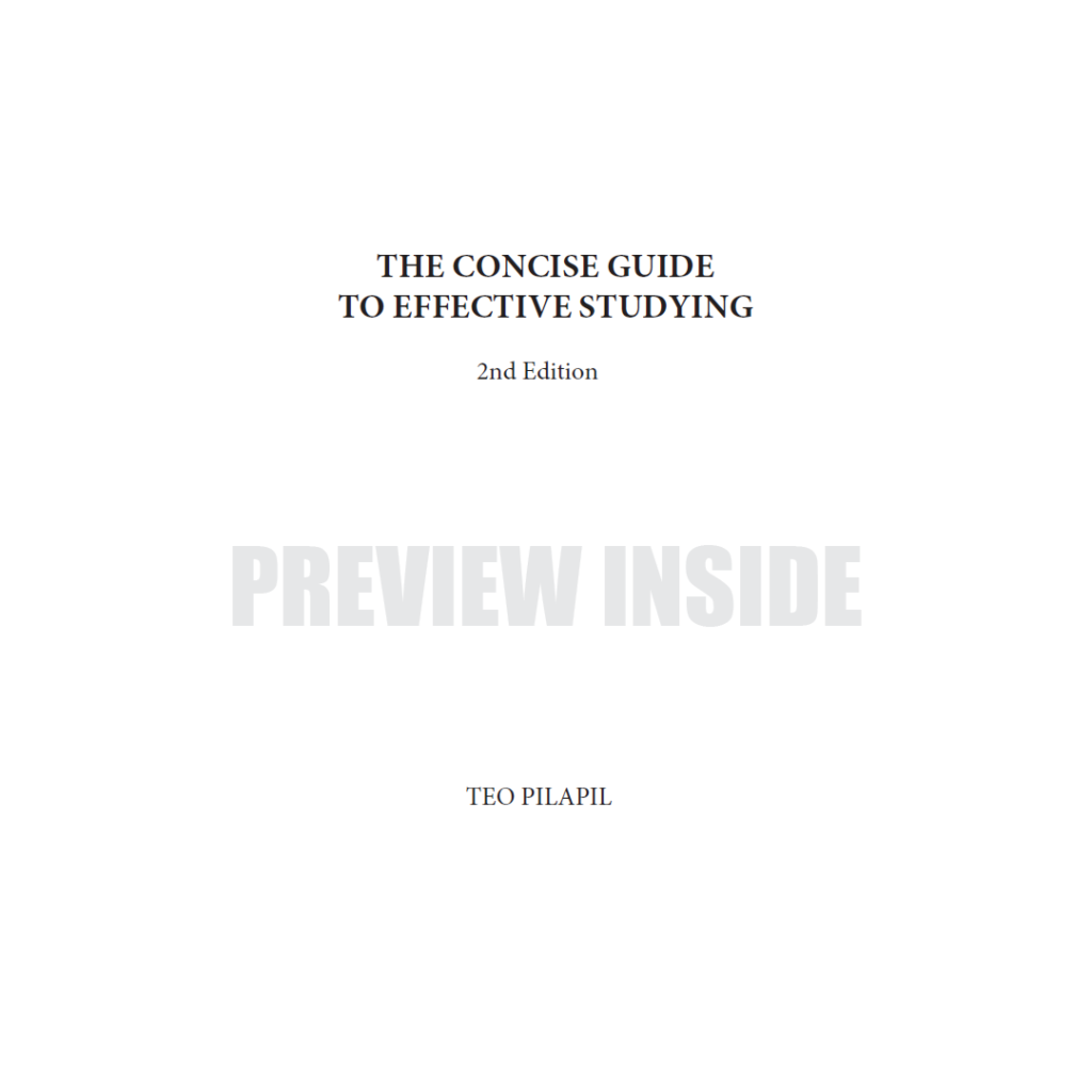 The Concise Guide to Effective Studying – Centralbooks