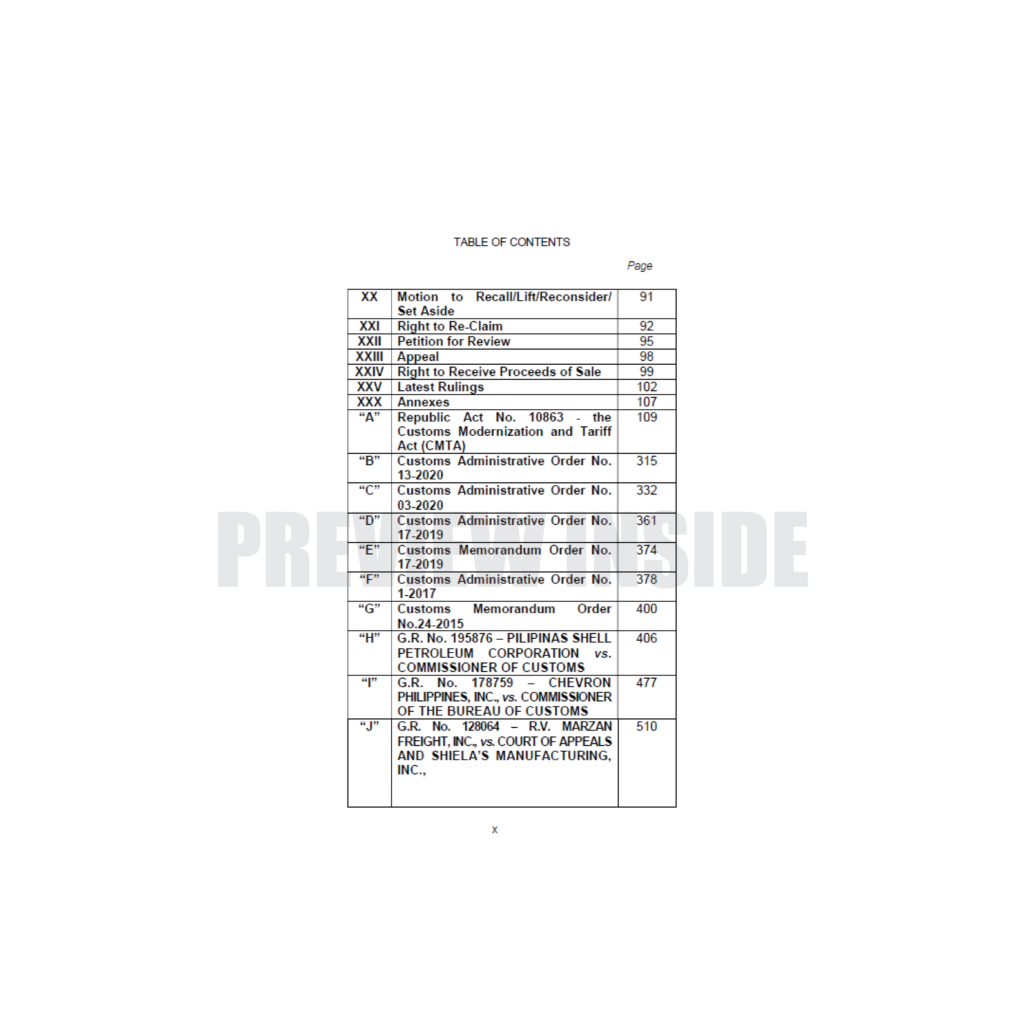 Compendium on Customs Abandonment Proceedings – Centralbooks