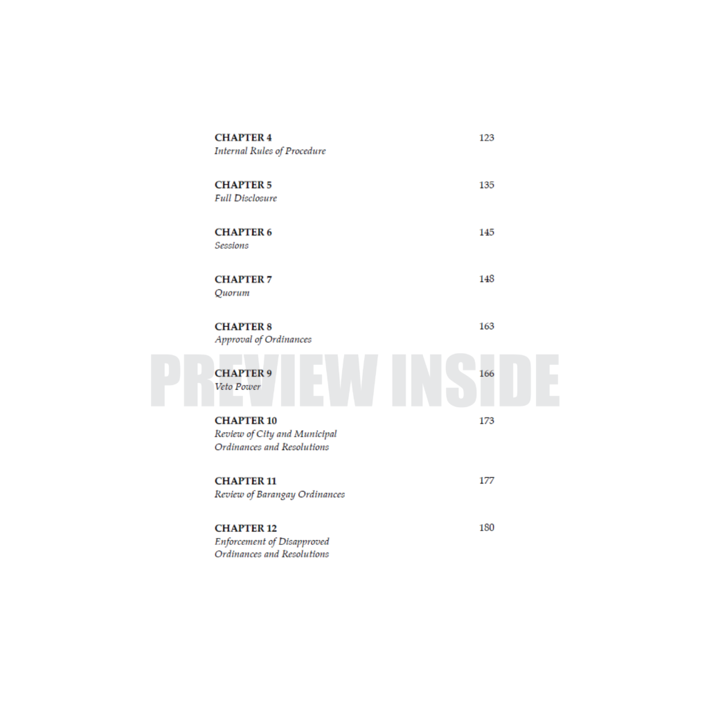 Handbook on Local Legislation – Centralbooks