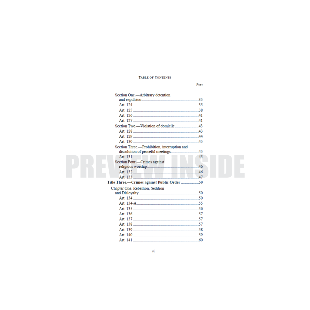 Revised Penal Code Articles