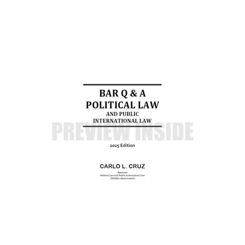 Bar Q and A: Political Law (2025) - Image 2