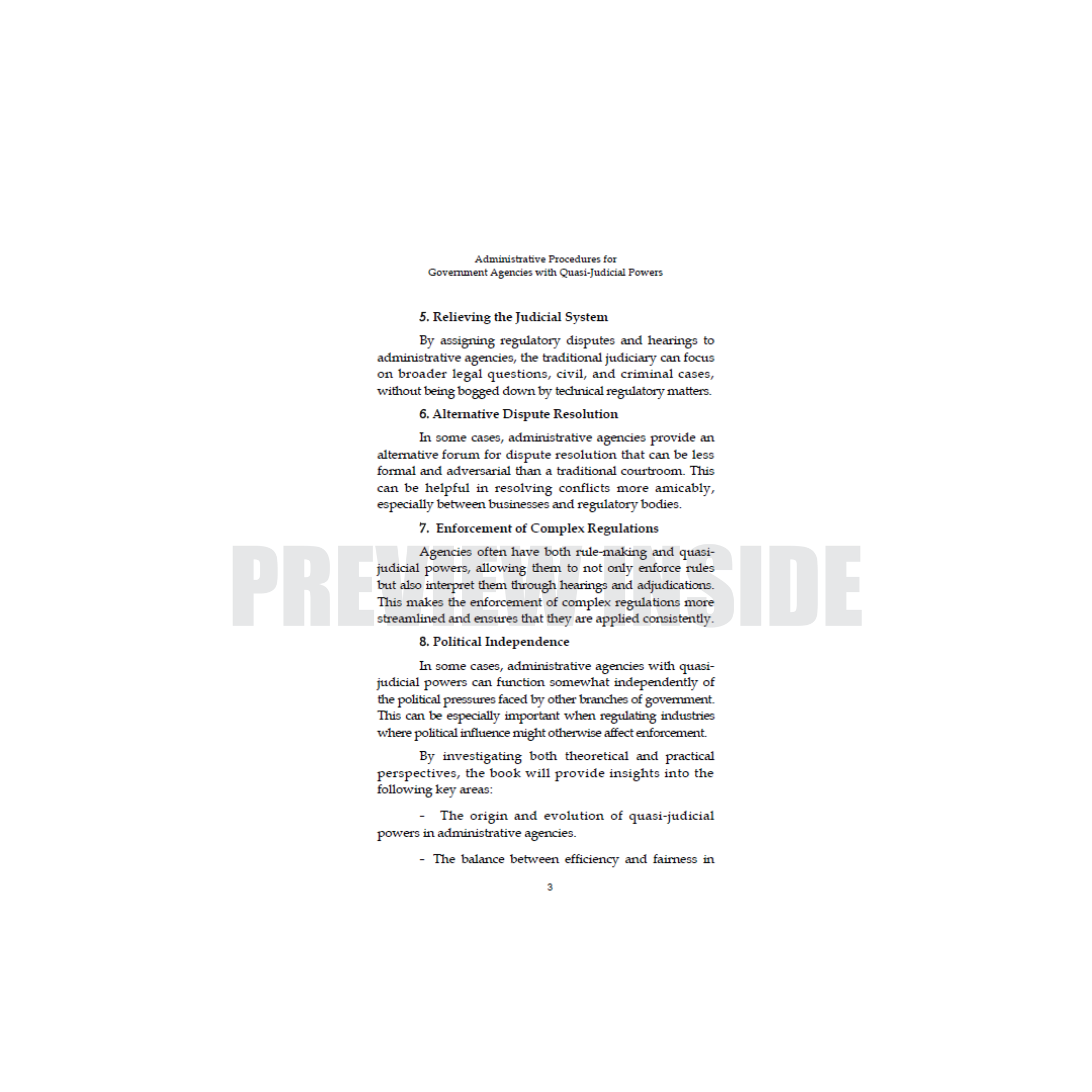 Administrative Procedures for Government Agencies with Quasi-Judicial ...