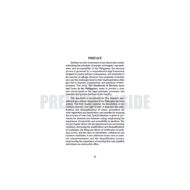 The Handbook on Election Laws and Cases in the Philippines - Image 2