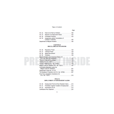 The Labor Code: Volume 1 – Labor Standards – Centralbooks