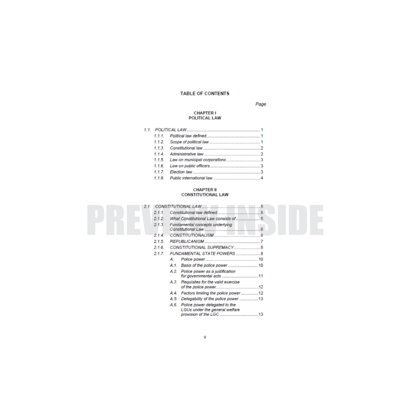 Political Law Review: A Structured Textbook and Bar Reviewer - Image 4