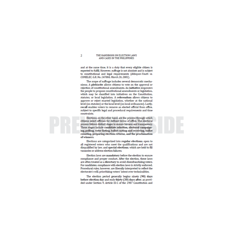 The Handbook on Election Laws and Cases in the Philippines - Image 7