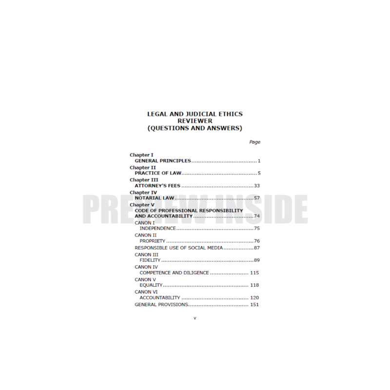 Legal and Judicial Ethics Reviewer (Questions and Answers) - Image 2