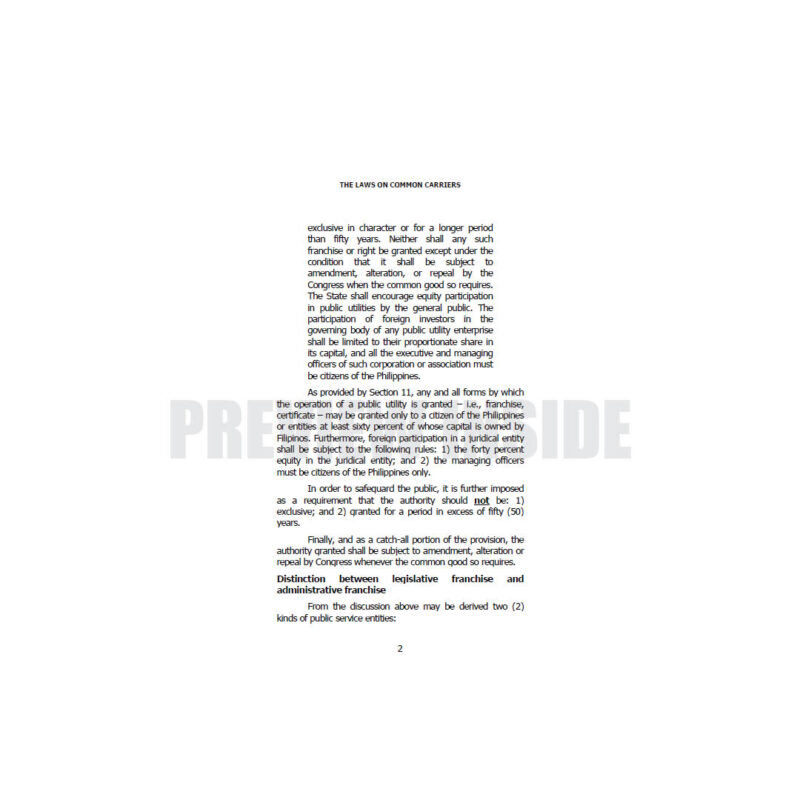 The Laws on Common Carriers - Image 6