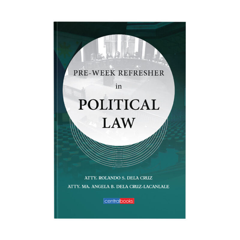 Pre-Week Refresher in Political Law