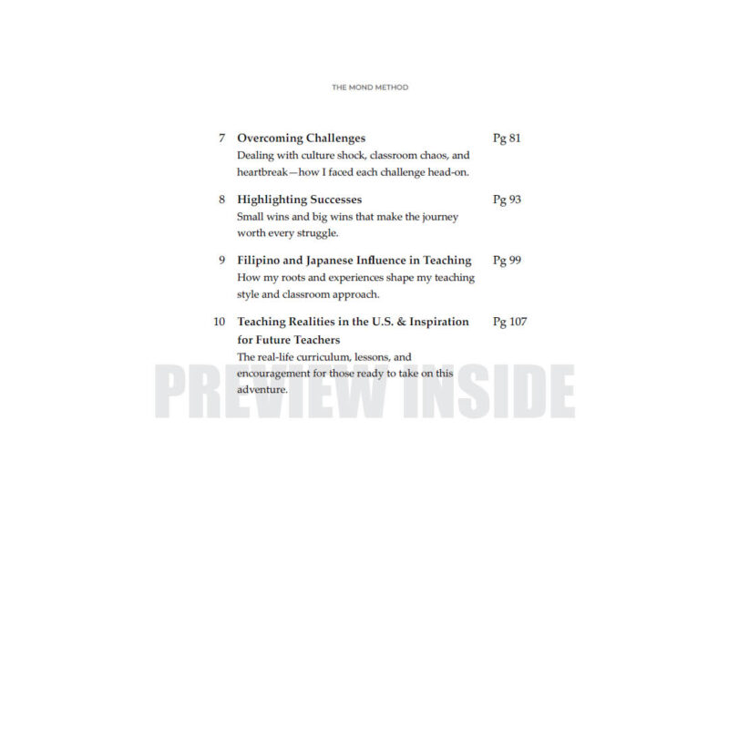 The Mond Method: A Filipino’s Guide to Teaching & Surviving in America - Image 4