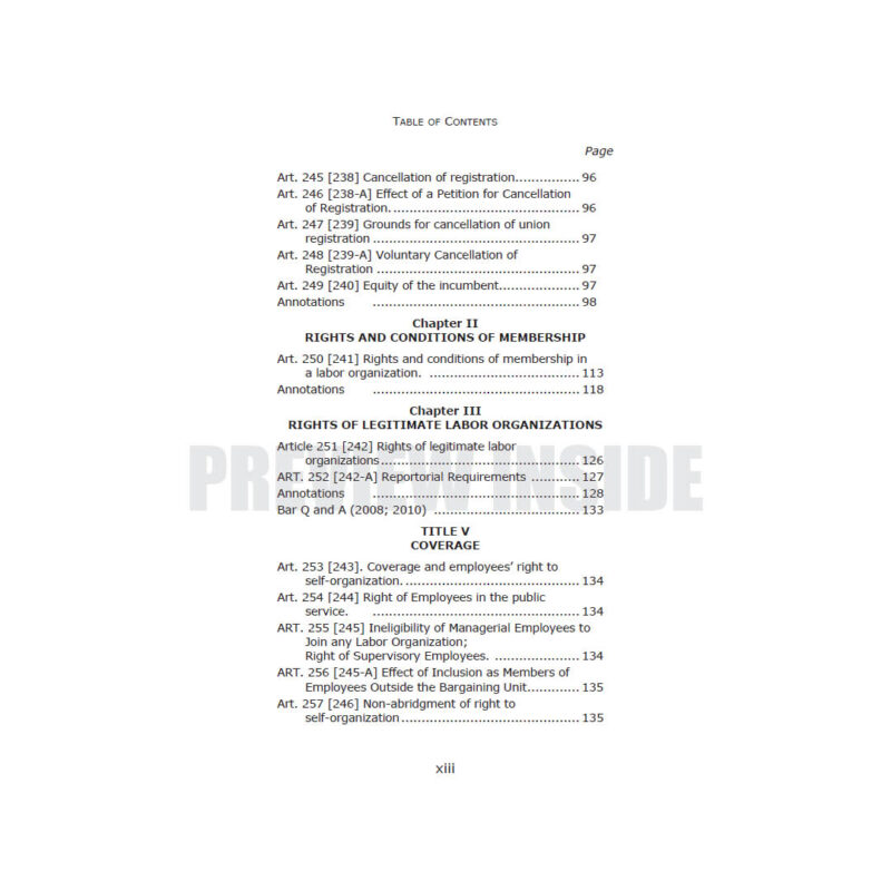 Labor Relations: The Labor Code of the Philippines Volume II Book V, VI, & VII - Image 4