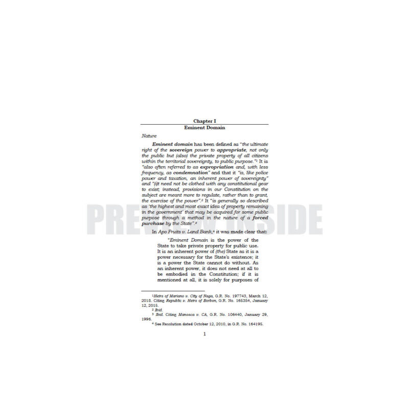 A Handbook on the Fundamentals of Eminent Domain - Image 7