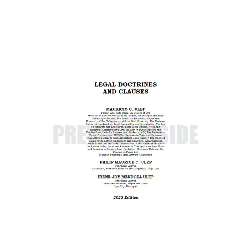 Legal Doctrines and Clauses - Image 2