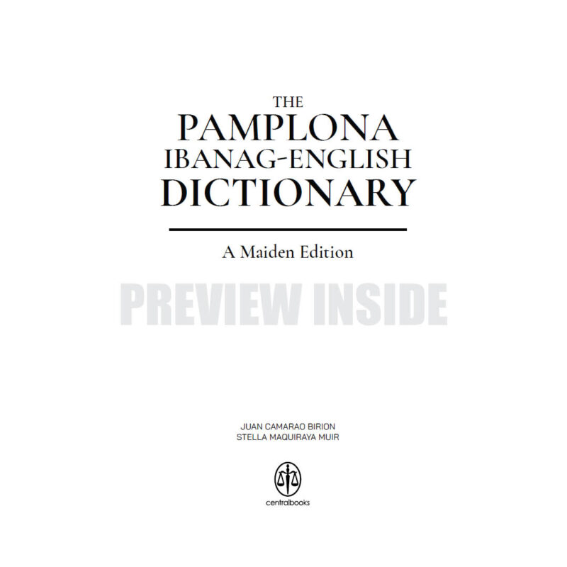 The Pamplona Ibanag-English Dictionary: A Maiden Edition - Image 2