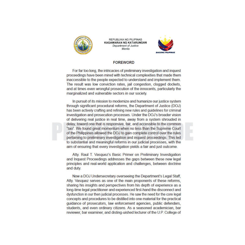 Primer on Preliminary Investigation and Inquest Proceedings - Image 3
