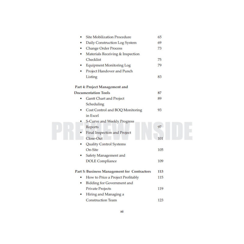 The General Contractor’s Handbook (Philippine Edition) - Image 3