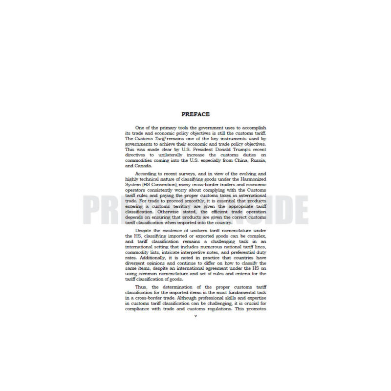 Hornbook on Customs Tariff Classification Volume 1 - Image 3