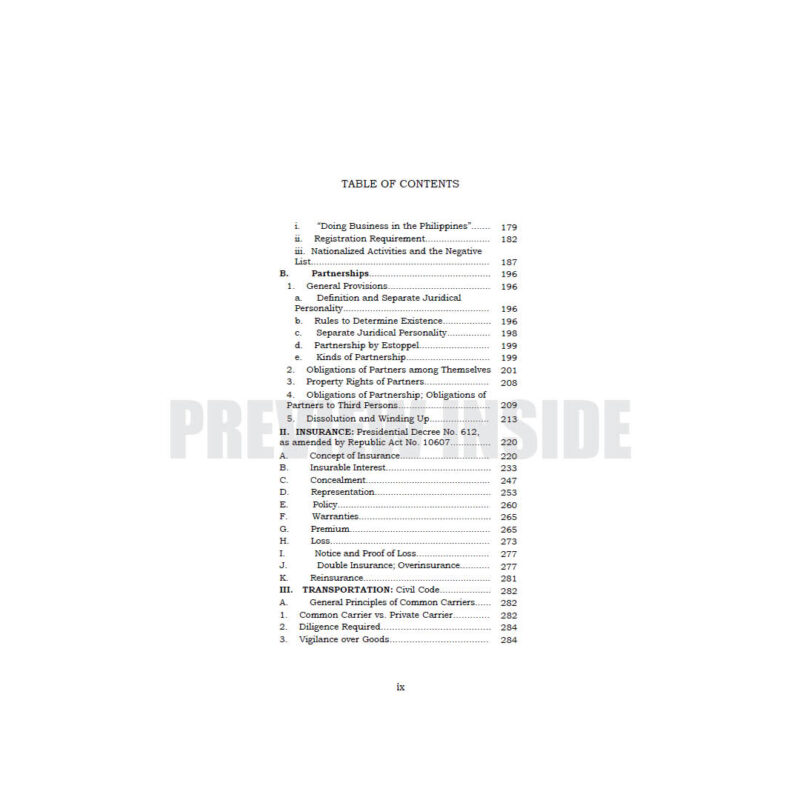 TOP Notes in Commercial Law - Image 4
