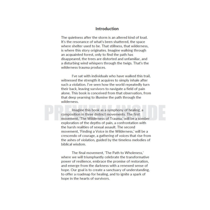 A Voice in the Wilderness: A Path to Wholeness - Image 4