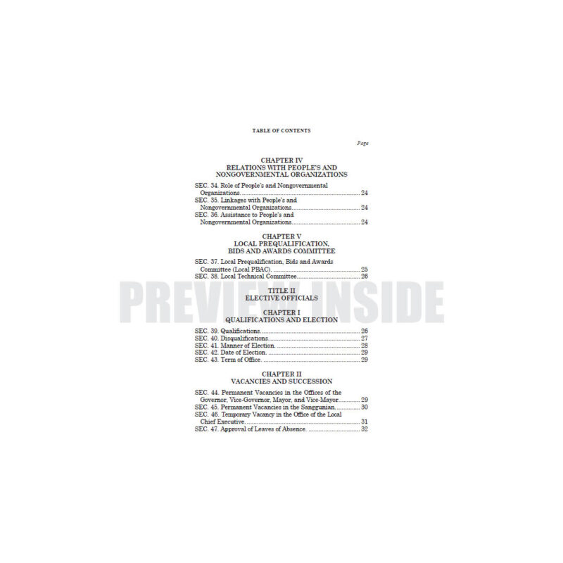 The Local Government Code with Implementing Rules and Regulations - Image 4