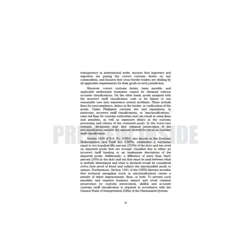 Hornbook on Customs Tariff Classification Volume 1 - Image 4
