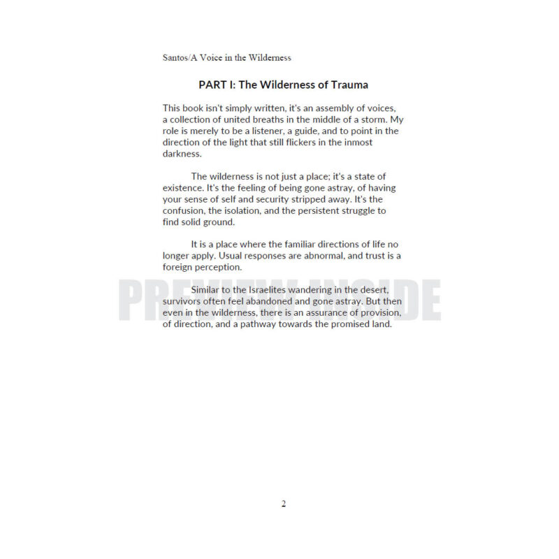 A Voice in the Wilderness: A Path to Wholeness - Image 5