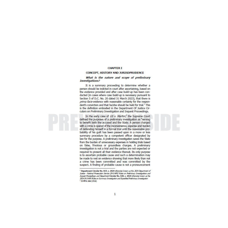 Primer on Preliminary Investigation and Inquest Proceedings - Image 6