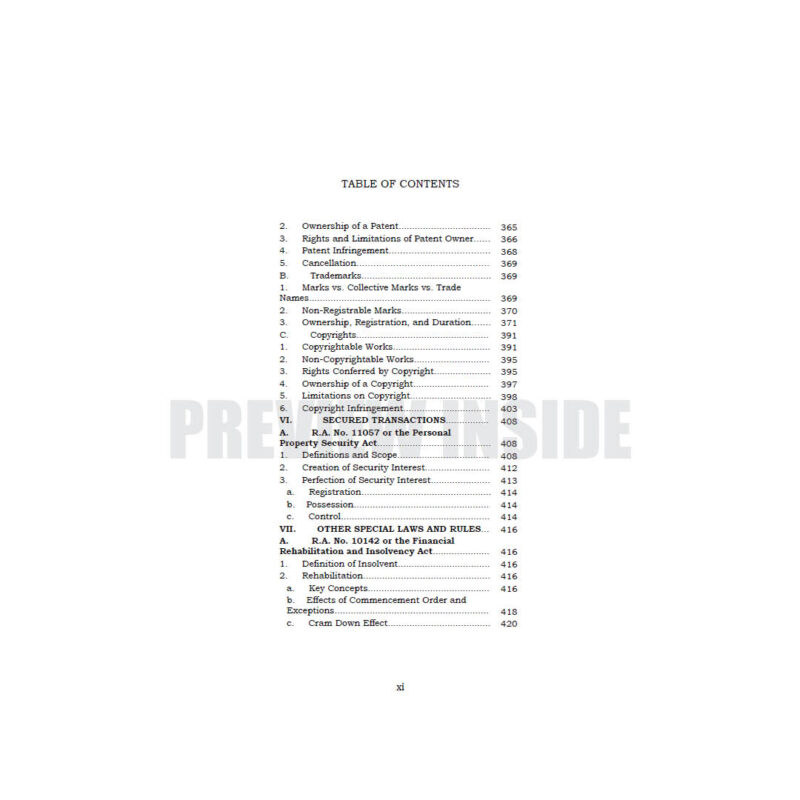 TOP Notes in Commercial Law - Image 6