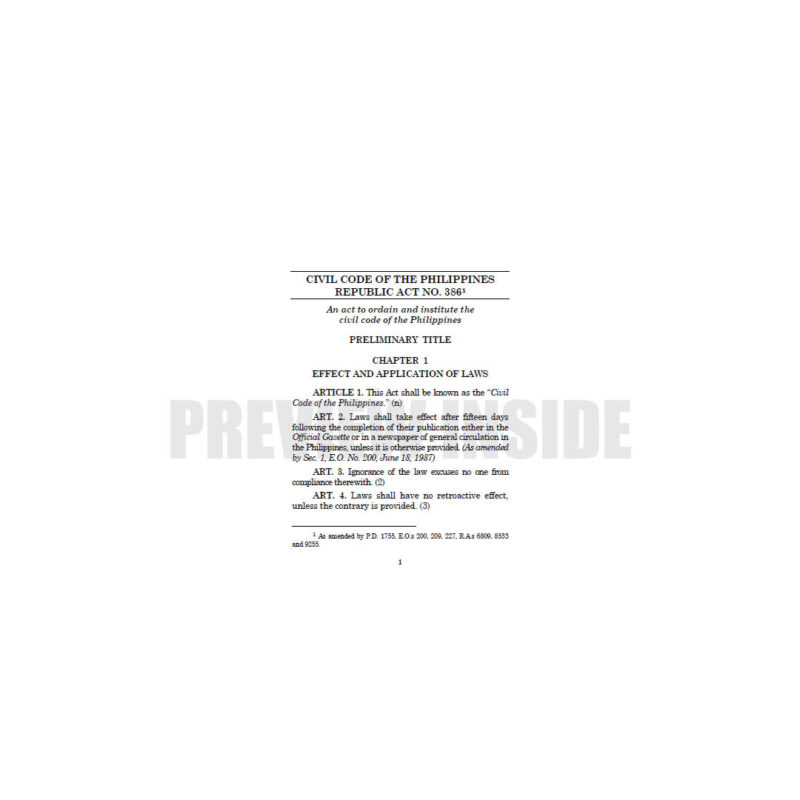 Civil Code of the Philippines (Codal) - Image 7