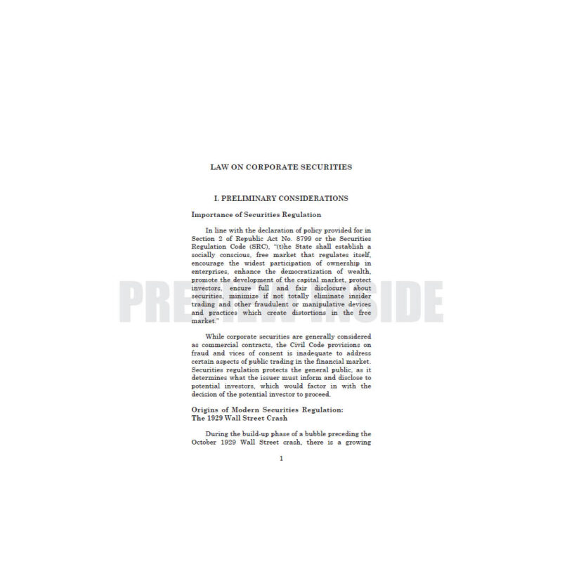 Law on Corporate Securities - Image 7