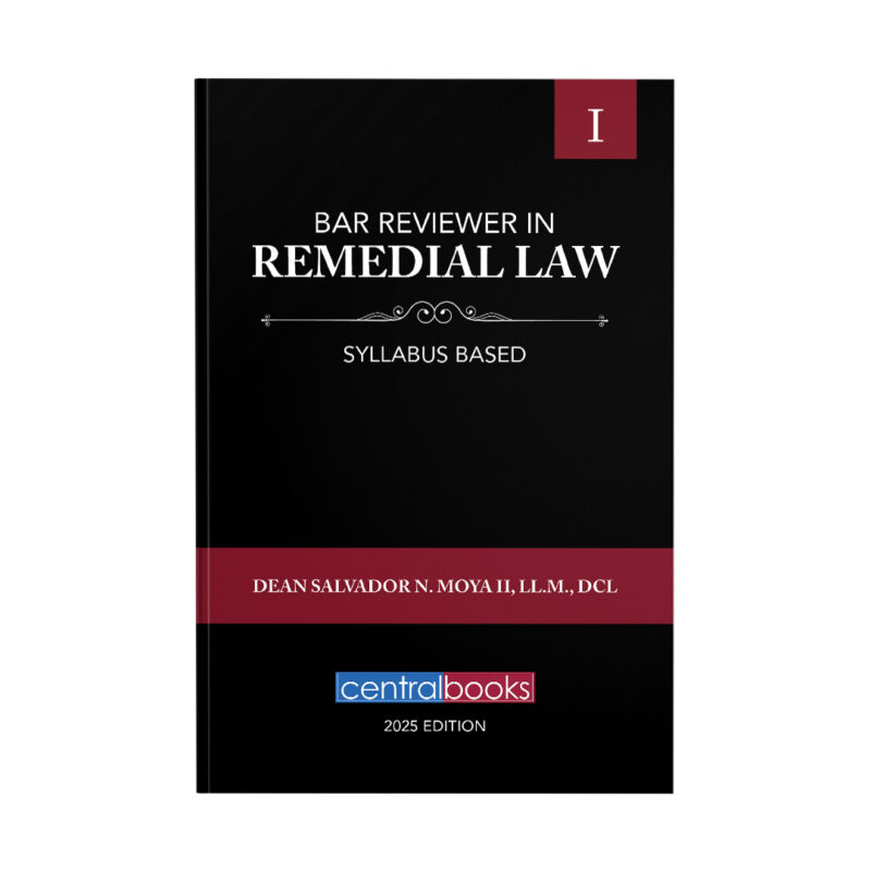 Bar Reviewer in Remedial Law (Syllabus-Based) Volume 1