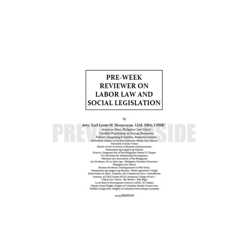 Pre-Week Reviewer on Labor Law and Social Legislation - Image 2