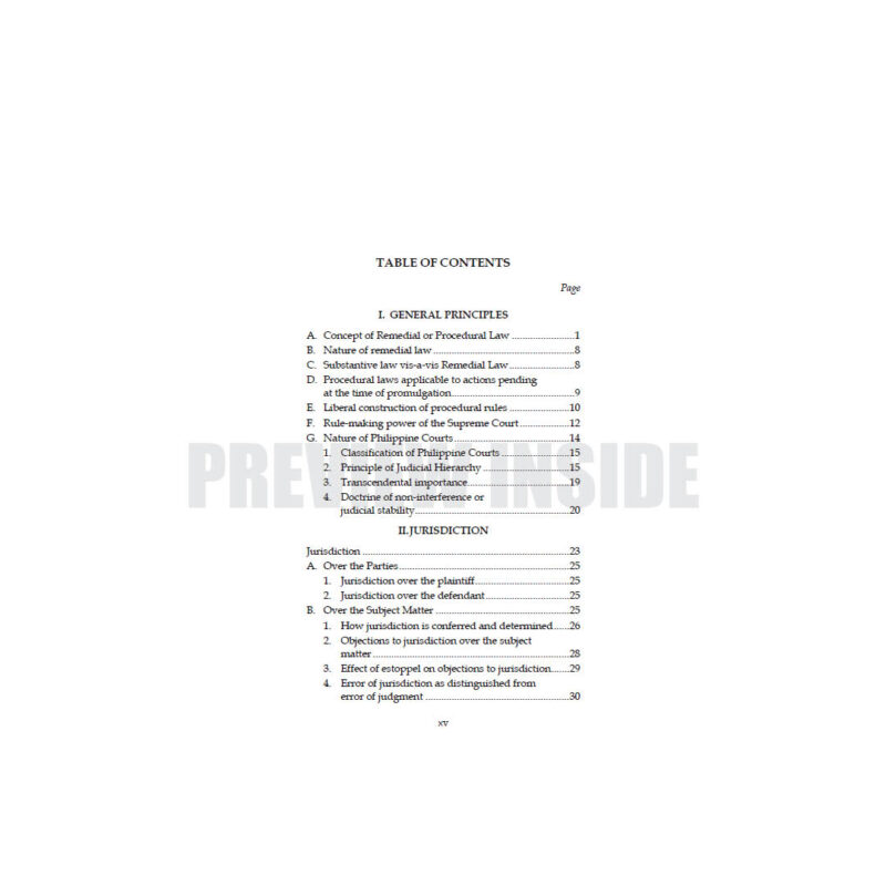 Bar Reviewer in Remedial Law (Syllabus-Based) Volume 1 - Image 2