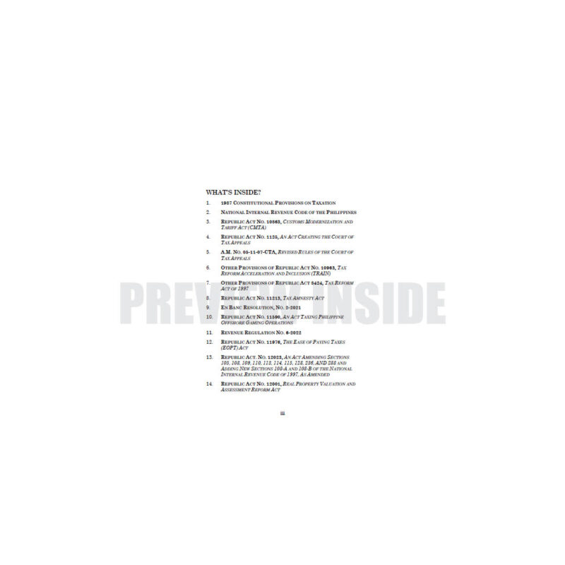 Philippine Taxation Laws (Codal) - Image 2