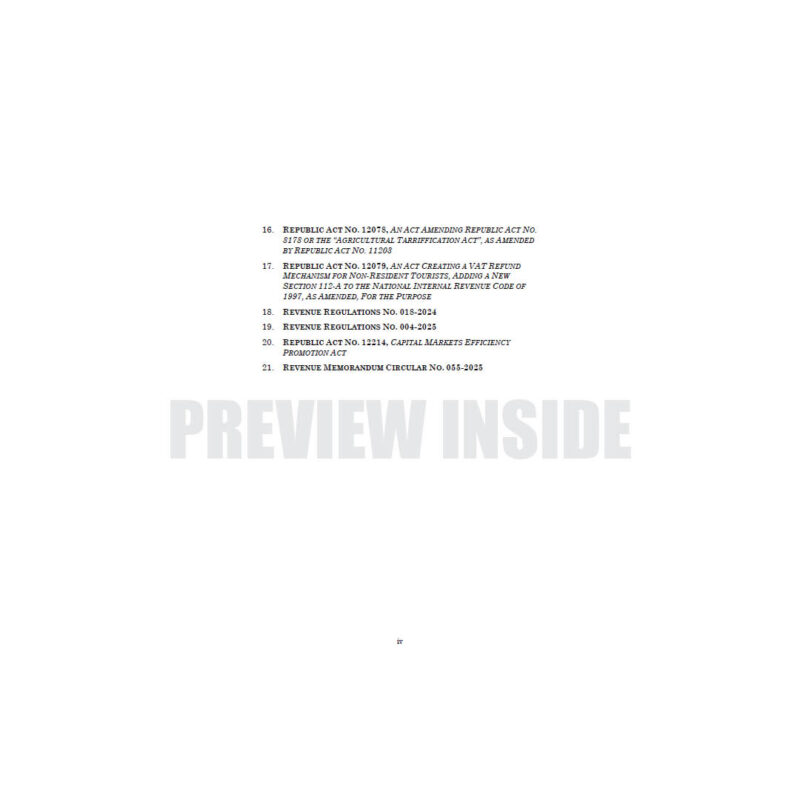 Philippine Taxation Laws (Lawyer's Edition) - Image 3