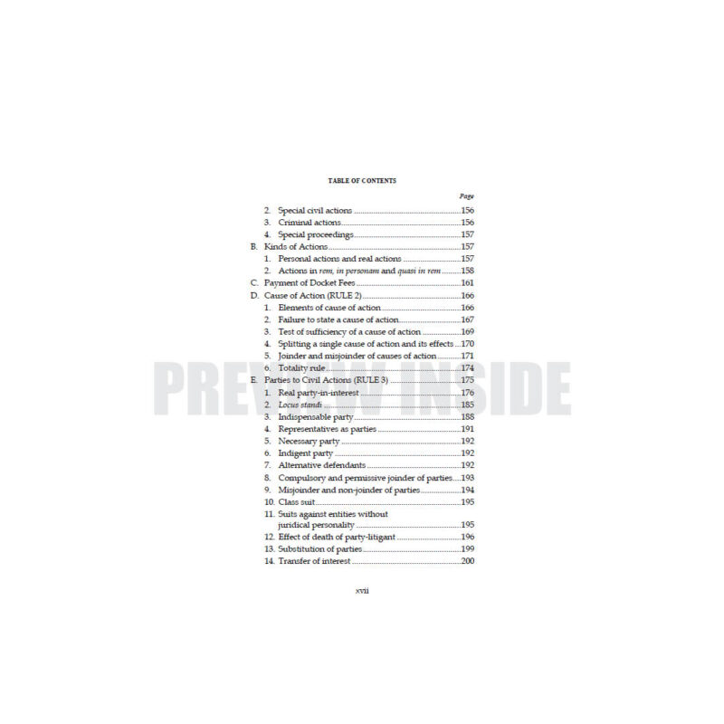 Bar Reviewer in Remedial Law (Syllabus-Based) Volume 1 - Image 4