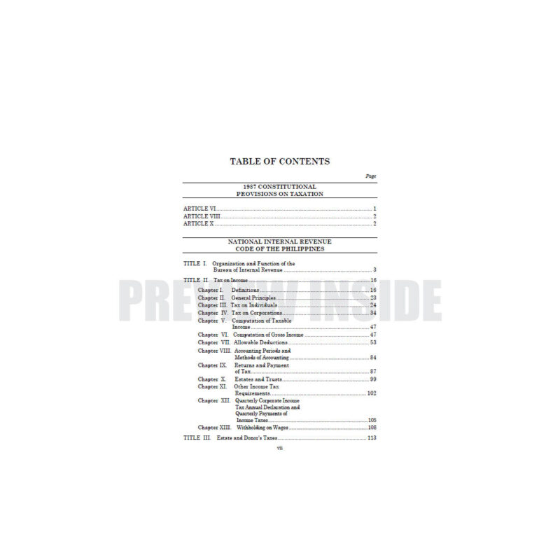 Philippine Taxation Laws (Lawyer's Edition) - Image 4