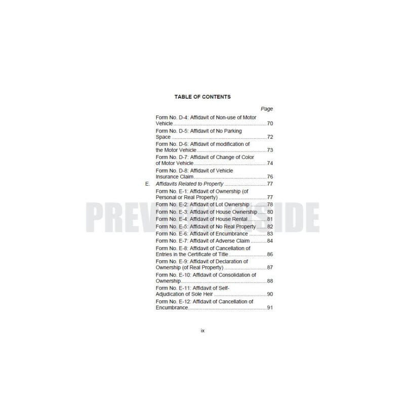 Basic Philippine Legal Forms - Image 6