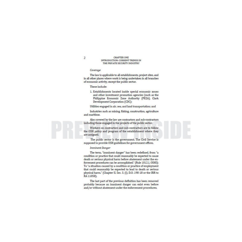 Understanding "The Private Security Industry Act" & The OSH Standards Law - Image 6