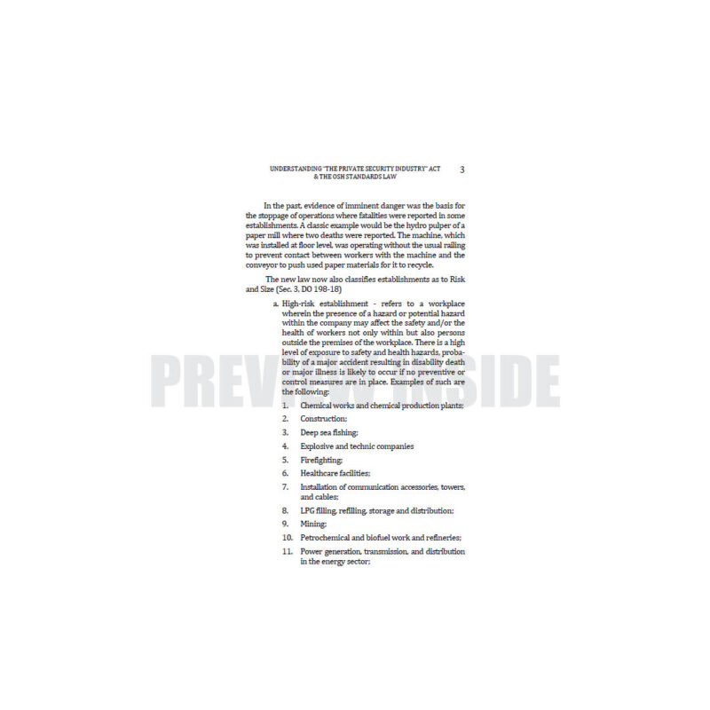 Understanding "The Private Security Industry Act" & The OSH Standards Law - Image 7