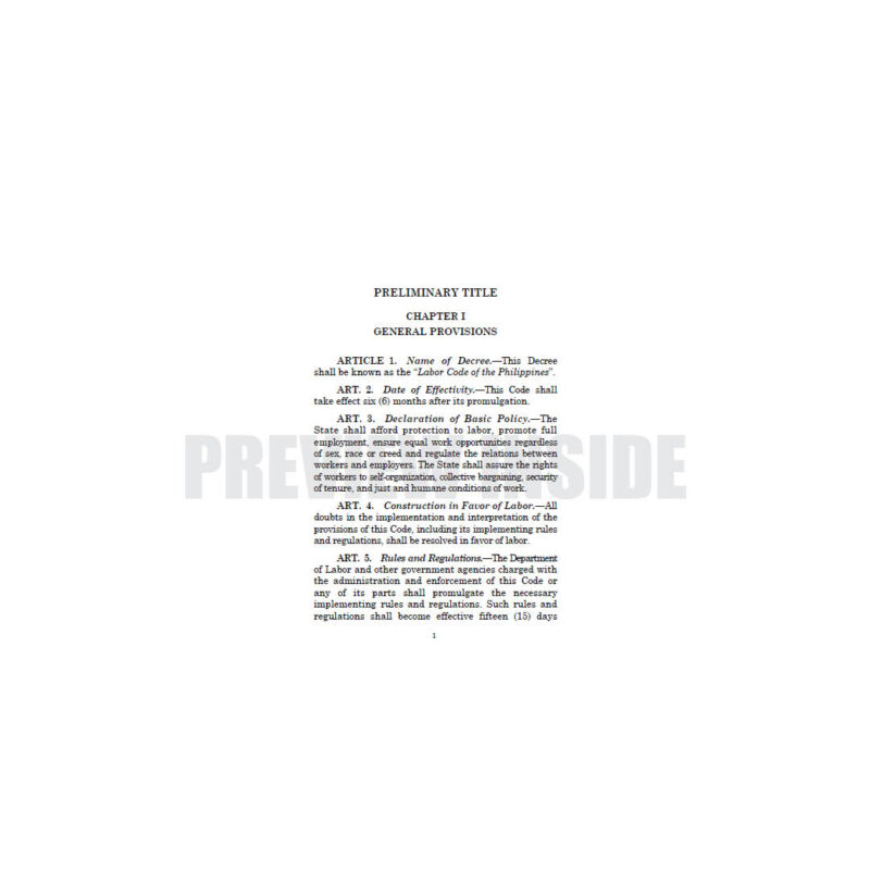 The Labor Code of the Philippines (Codal) - Image 7
