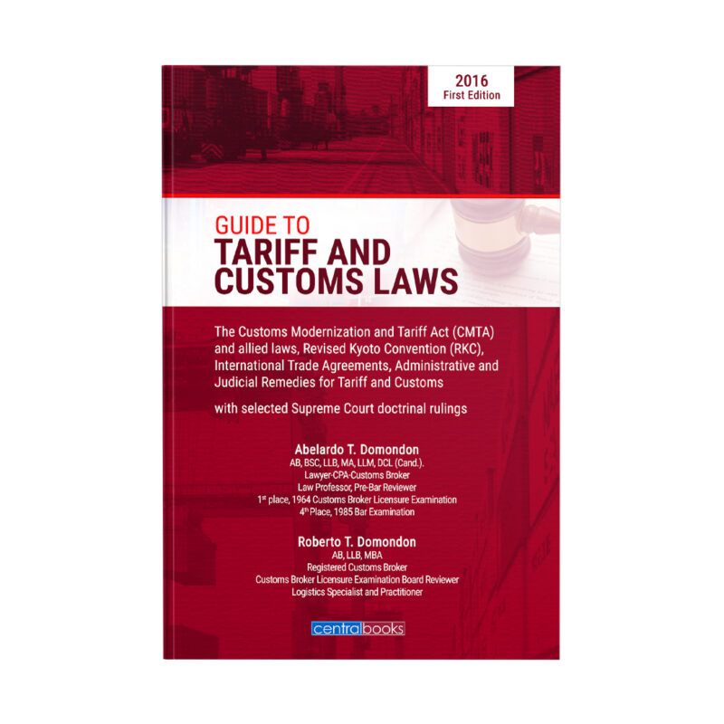 Guide to Tariff and Customs Laws