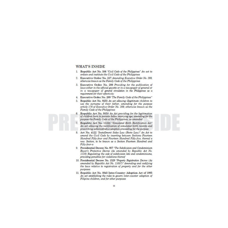 Civil Code of the Philippines (Lawyer’s Edition) - Image 2