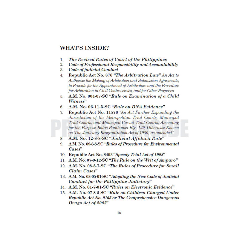 The Revised Rules of Court in the Philippines (As Amended) (Codal) - Image 2