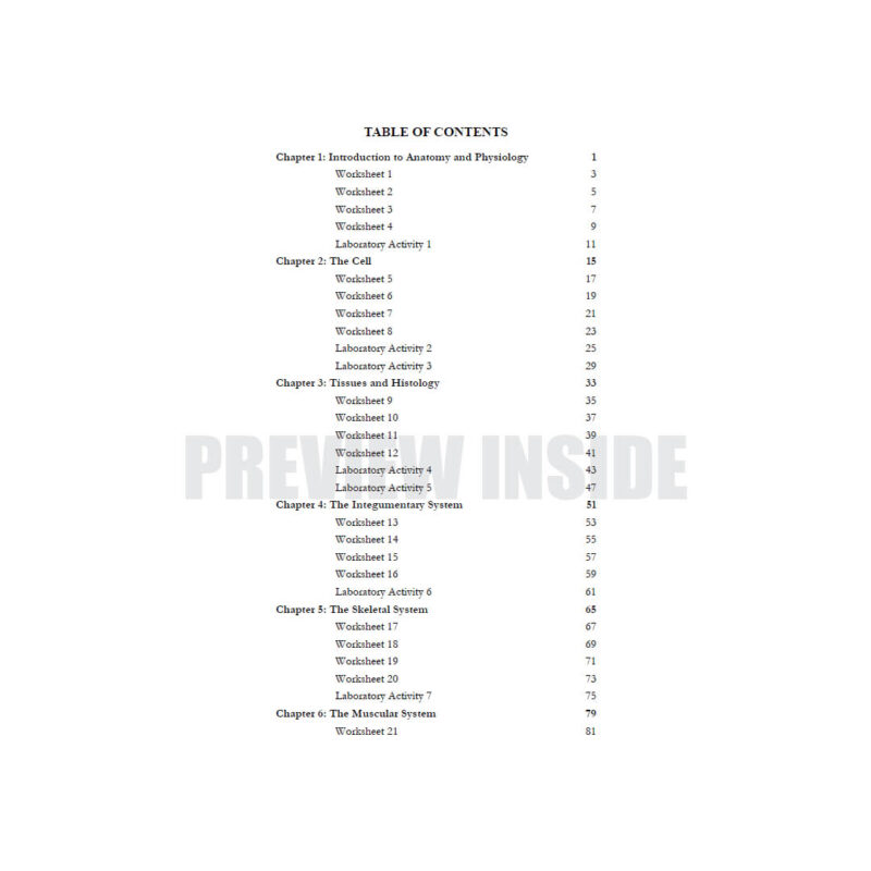 Anatomy and Physiology Laboratory Manual - Image 2