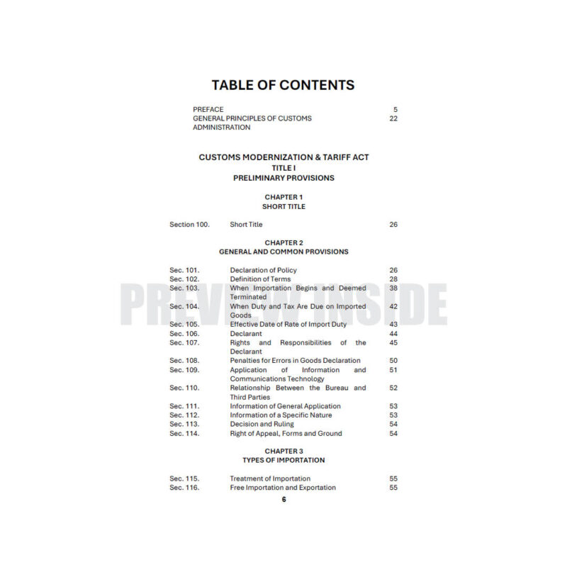 The Customs Modernization & Tariff Act: Comments and Cases - Image 2