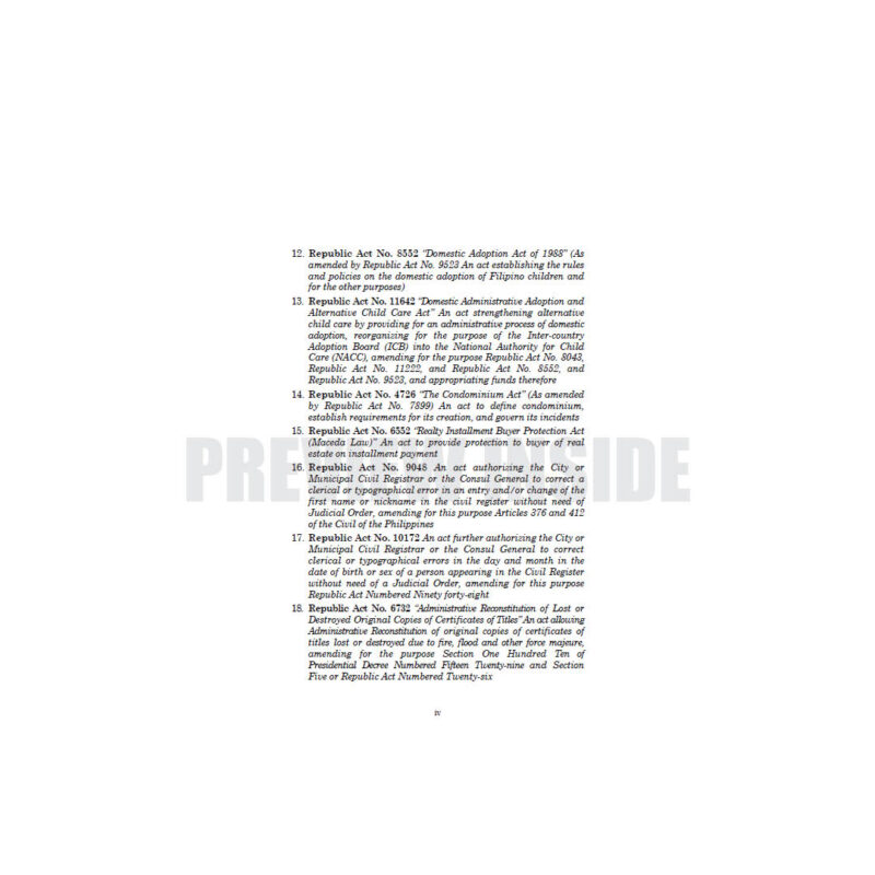 Civil Code of the Philippines (Lawyer’s Edition) - Image 3
