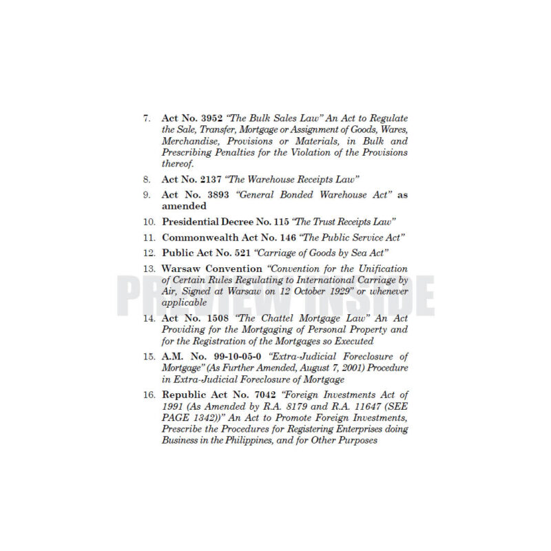 Commercial Laws of the Philippines Volume 2 (Codal) - Image 3